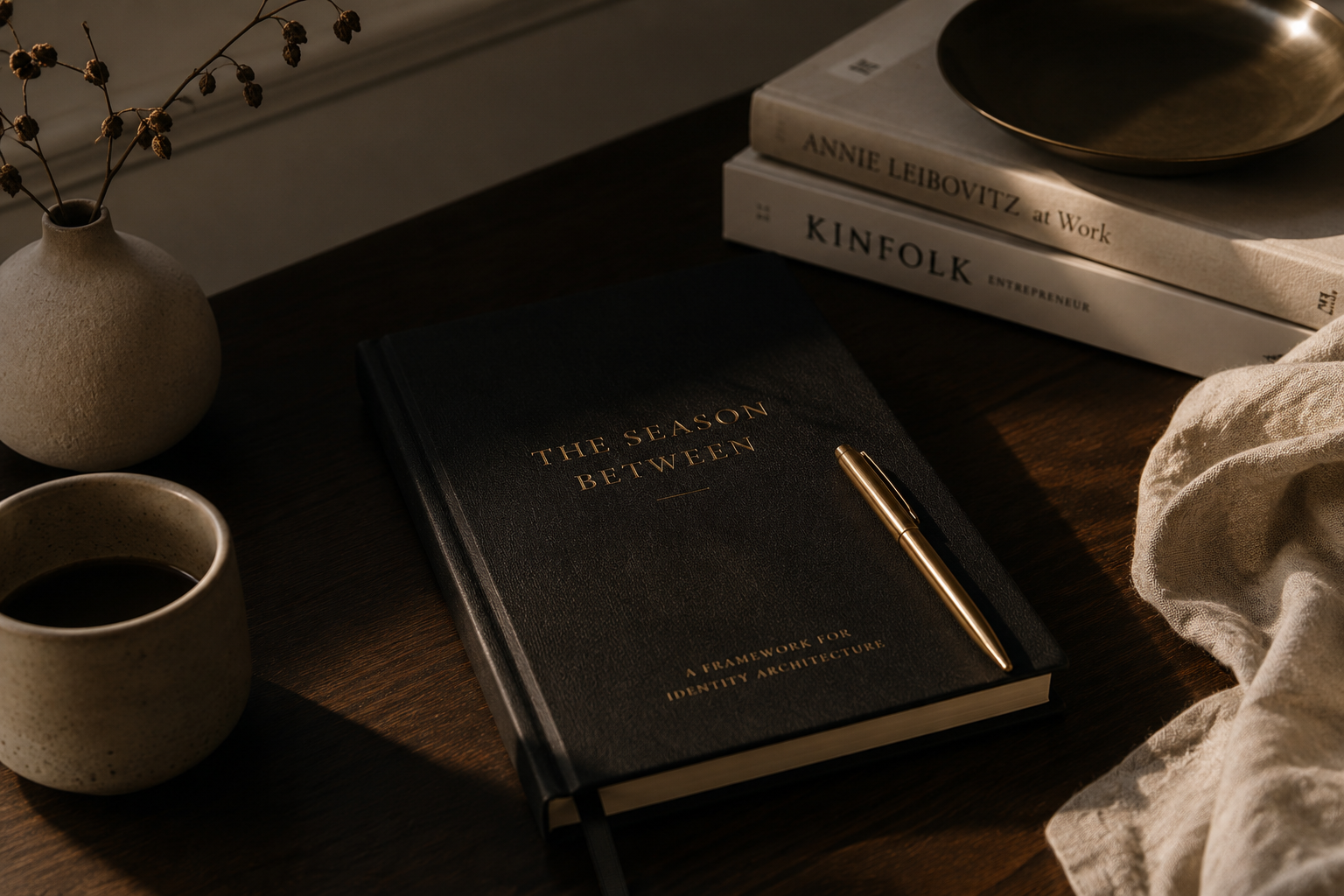 The Season Between journal and workspace